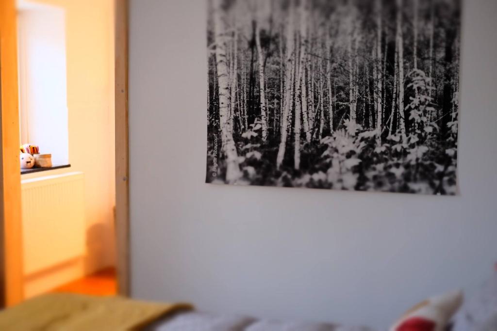 Postel nebo postele na pokoji v ubytování Le Gîte de la Gray House