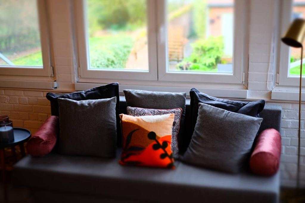 Posezení v ubytování Le Gîte de la Gray House