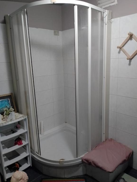 Koupelna v ubytování B&b Cleopatra