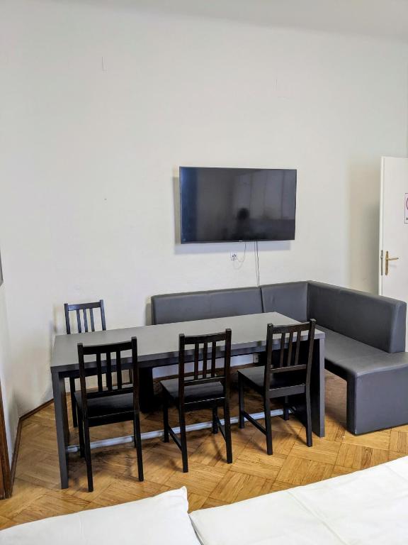 Televízia a/alebo spoločenská miestnosť v ubytovaní 109 Apartment Bergner 4-8 Pers 68m2