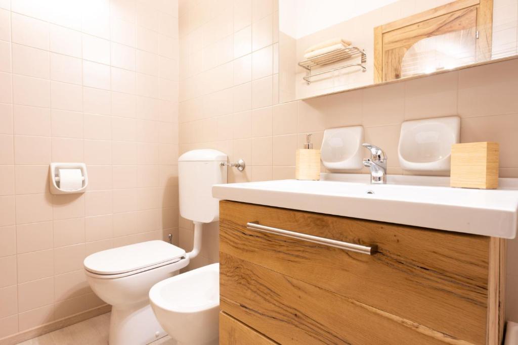 A bathroom at Cesa te Piaz
