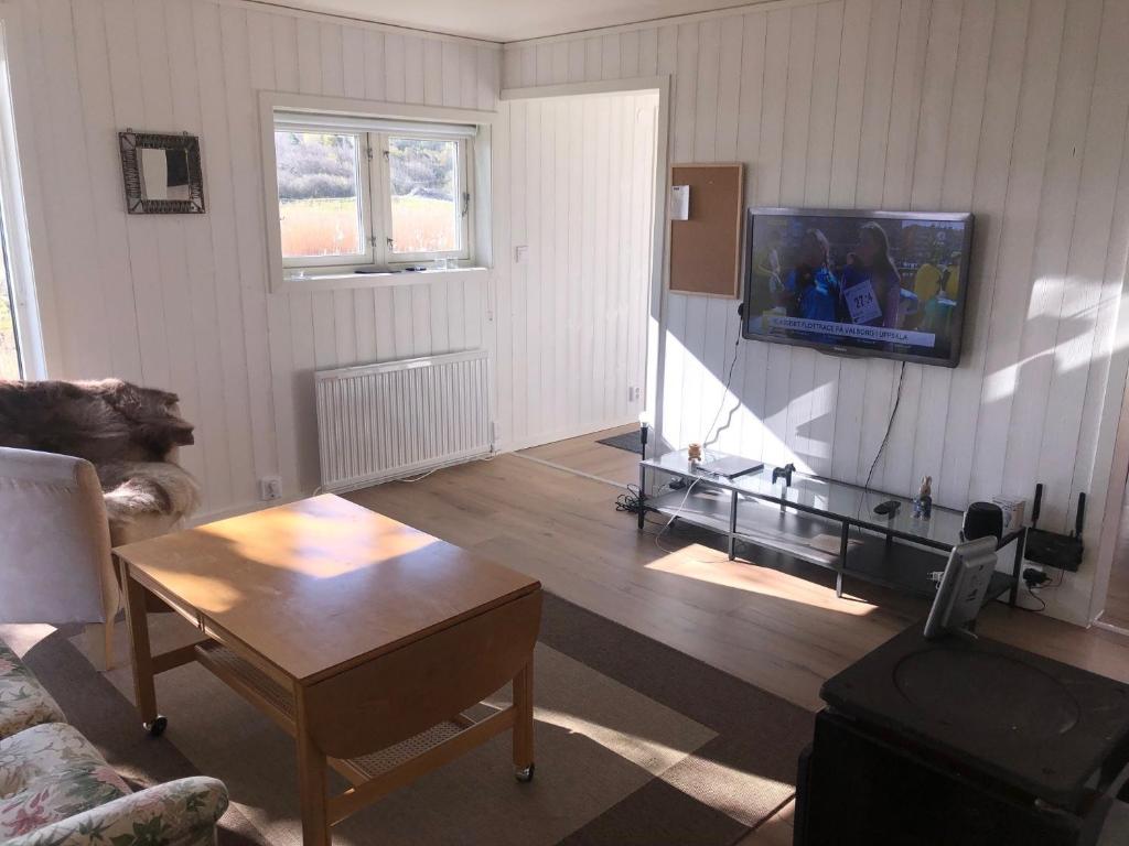 TV a/nebo společenská místnost v ubytování Lycke - By the sea