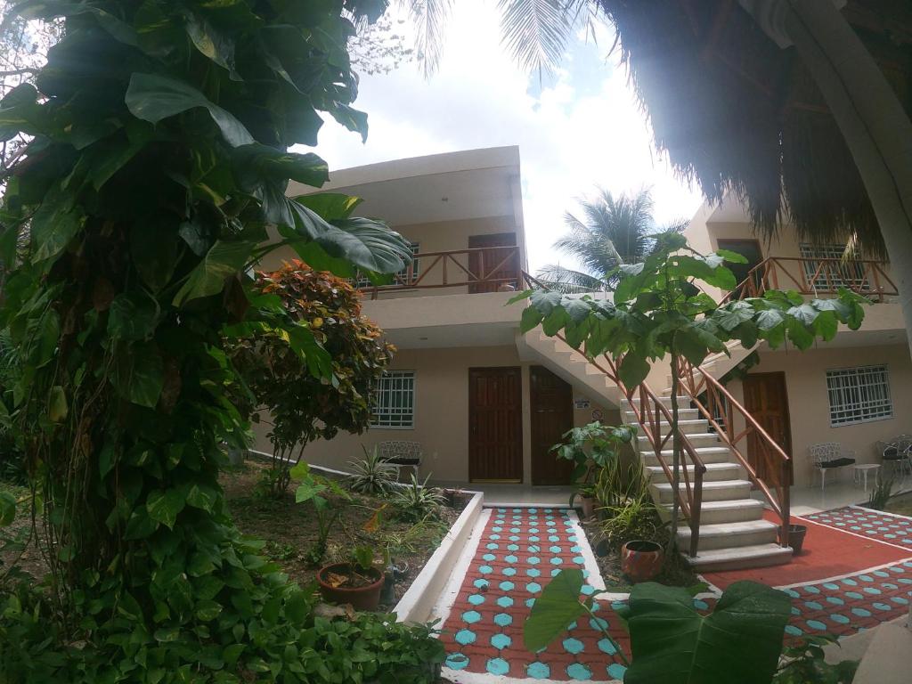 Zahrada ubytování Villas Karalv