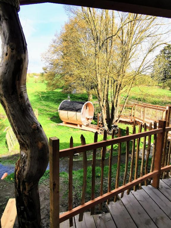 Zahrada ubytování La Cabane d'Ode