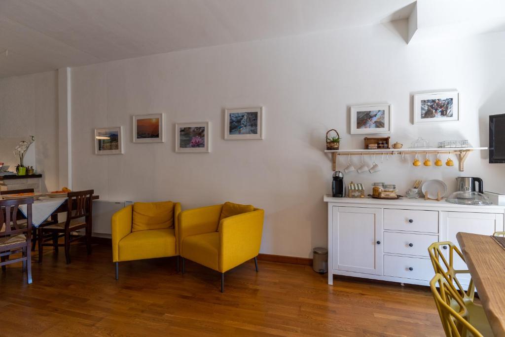 Kuchyň nebo kuchyňský kout v ubytování Casa dell'Escursionista