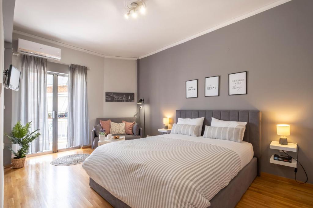 Ένα ή περισσότερα κρεβάτια σε δωμάτιο στο Izabella Guest House