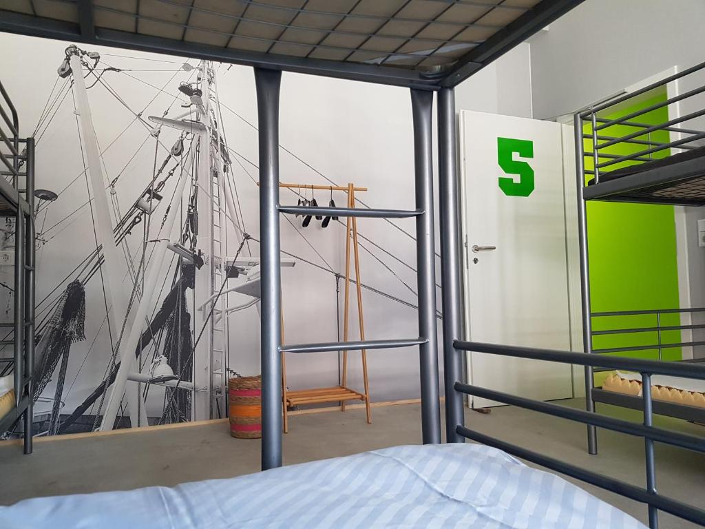 Postel nebo postele na pokoji v ubytování Sleeptide