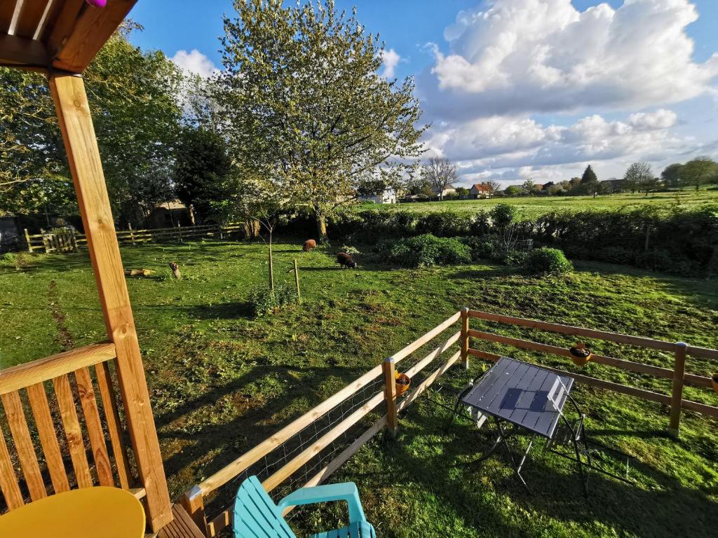 Zahrada ubytování Agréable Tiny house à la campagne