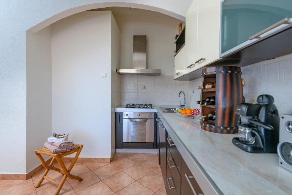 Kuchyňa alebo kuchynka v ubytovaní Apartment Dobrić