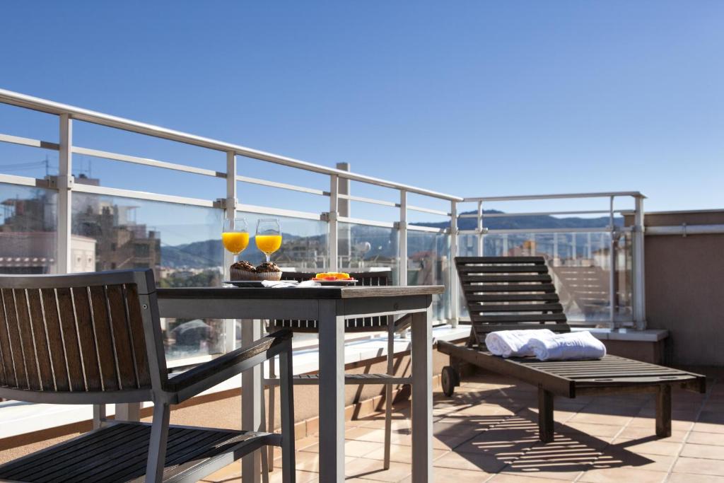 Balkón nebo terasa v ubytování Hotel RH Murcia Centro