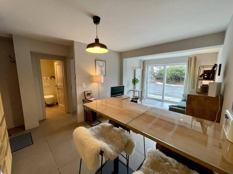 TV a/nebo společenská místnost v ubytování Verbier Apt 2 rooms