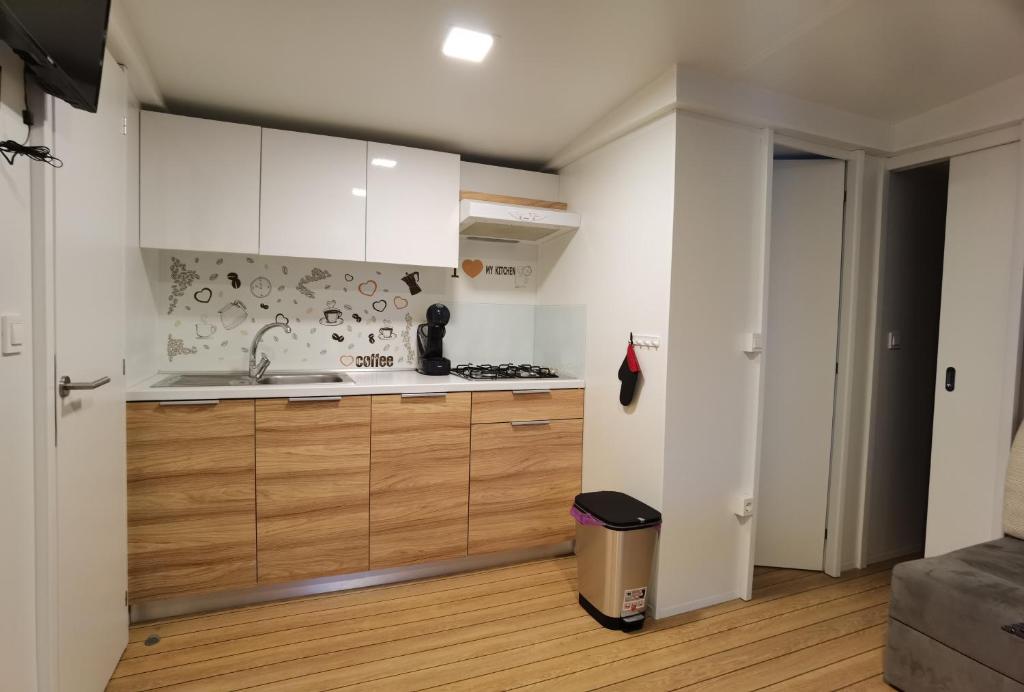 Kuchnia lub aneks kuchenny w obiekcie Adria summer home