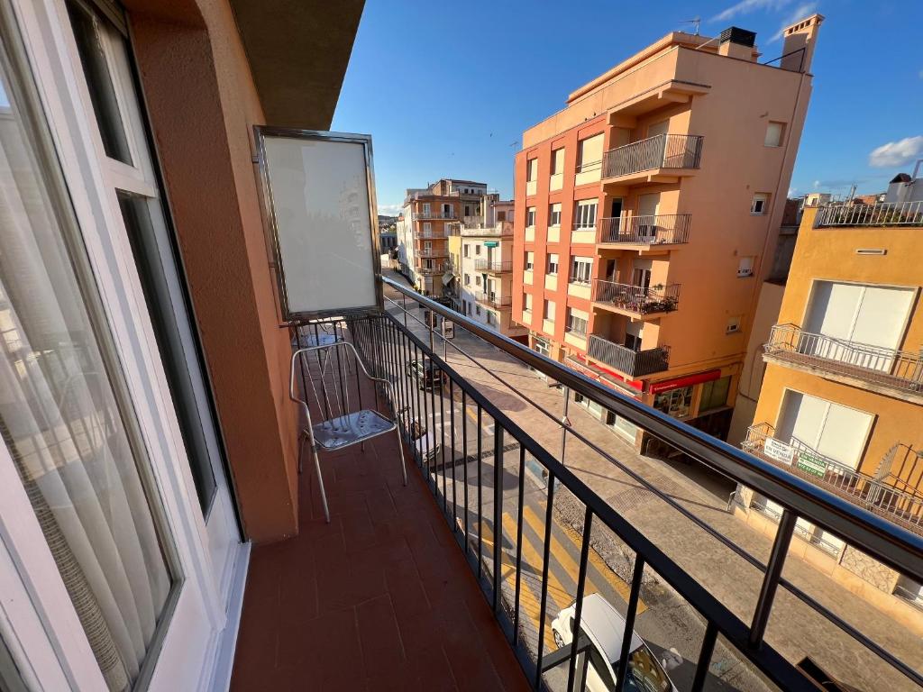 Balkón nebo terasa v ubytování Hostal Zurich