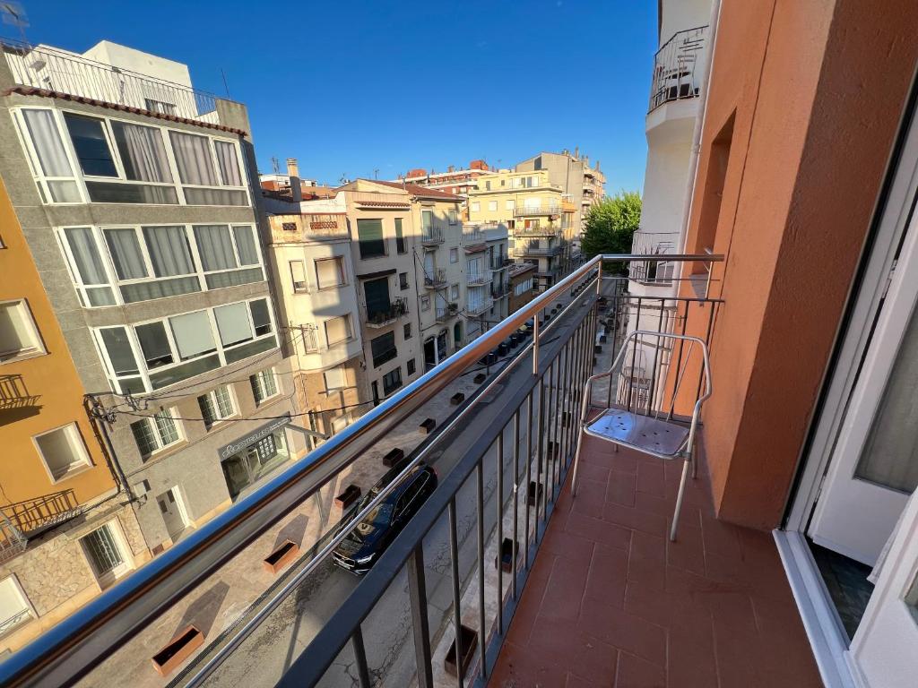 Balkón nebo terasa v ubytování Hostal Zurich