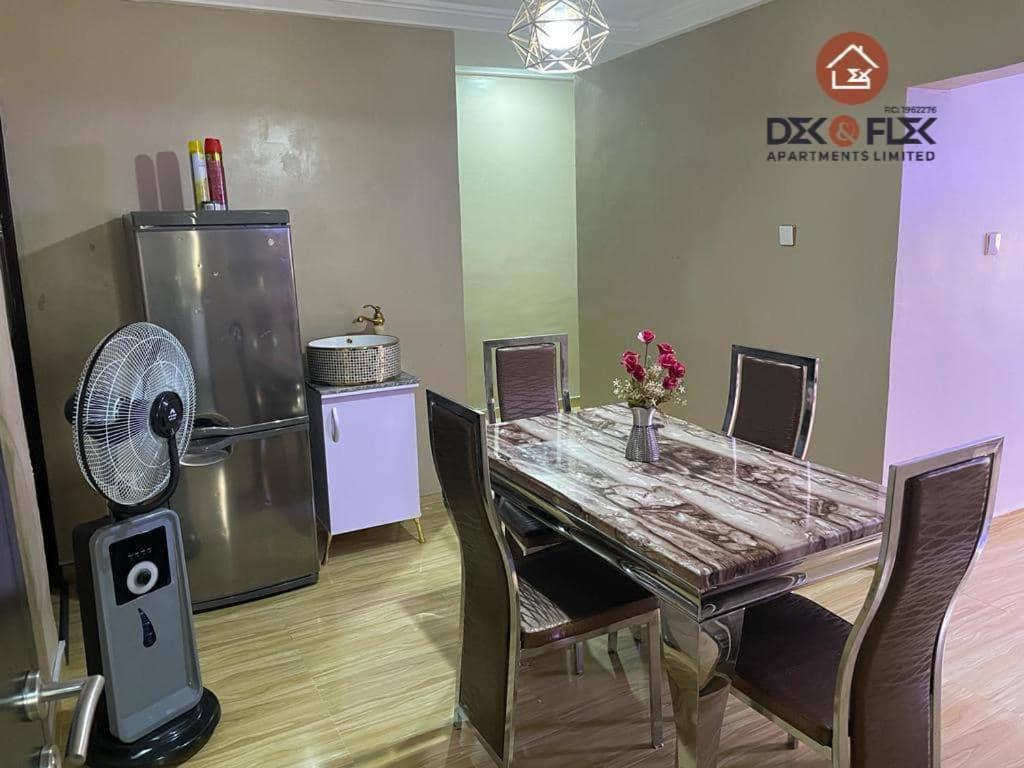 Kuchyň nebo kuchyňský kout v ubytování Dex & Flex Apartments