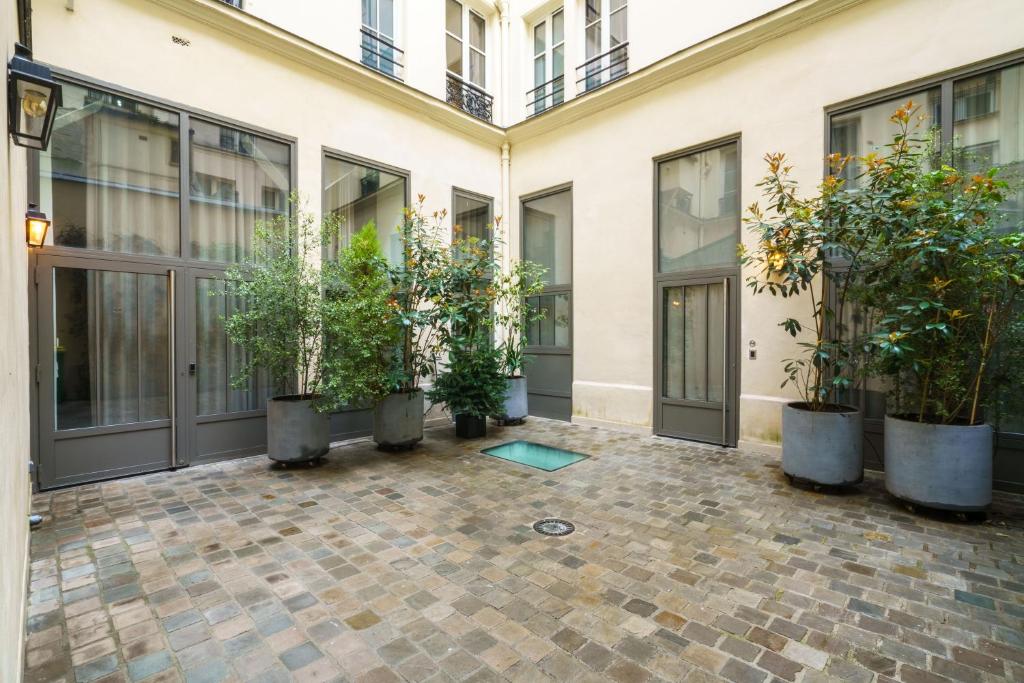 Zahrada ubytování Apartments Du Louvre - Le Marais
