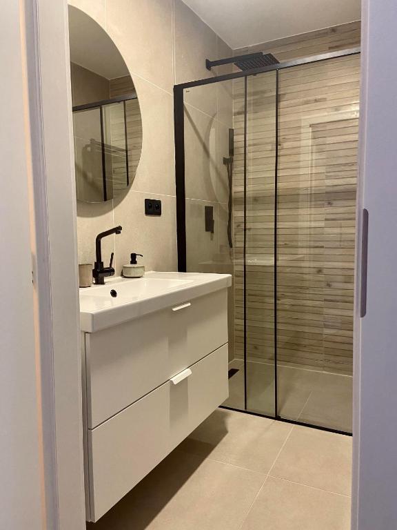 Koupelna v ubytování Apartmán Teplice nad Metují