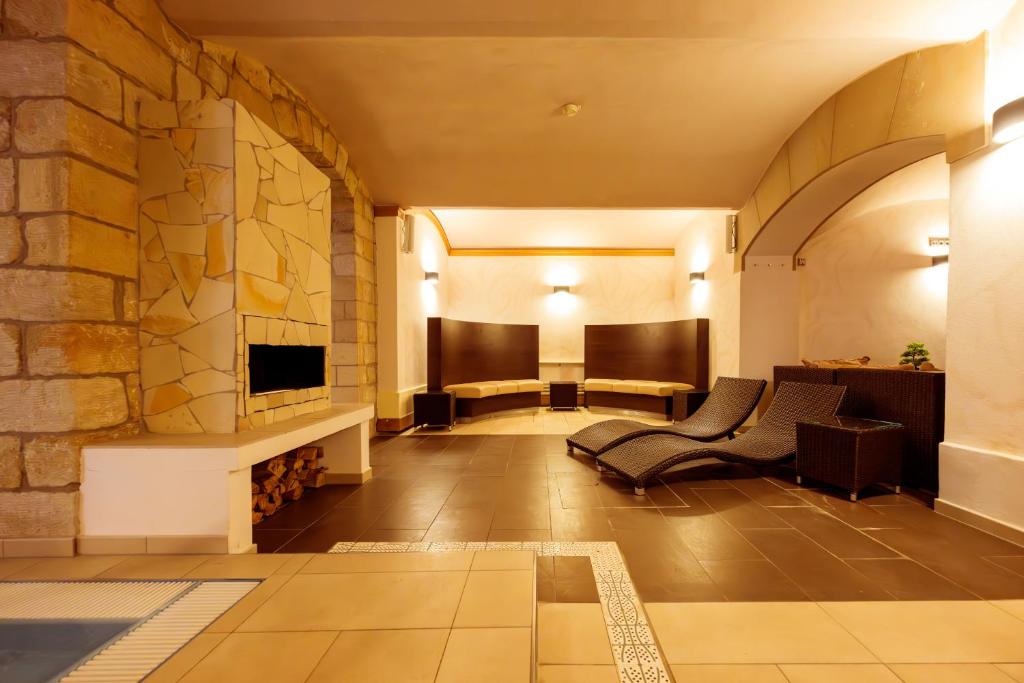 Posezení v ubytování Rathener Hof by STEIGER Hotels