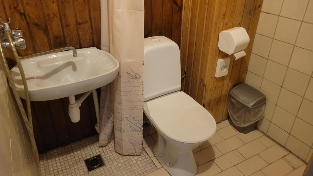 Koupelna v ubytování Nepi Hotell