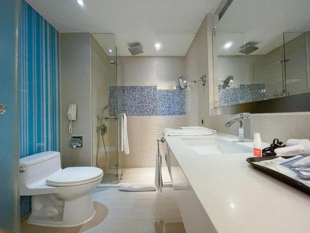 Koupelna v ubytování Guide Hotel Kaohsiung Liuhe