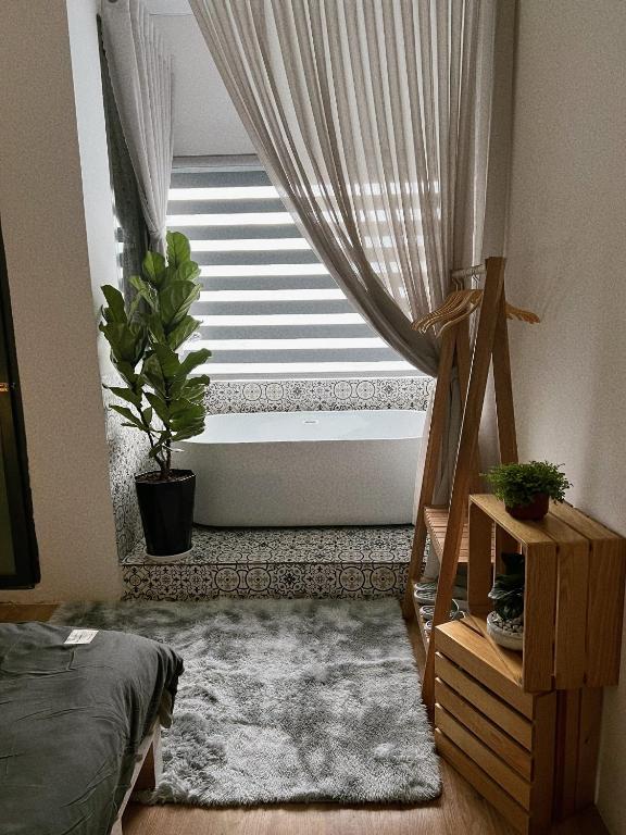 Postel nebo postele na pokoji v ubytování PITY House