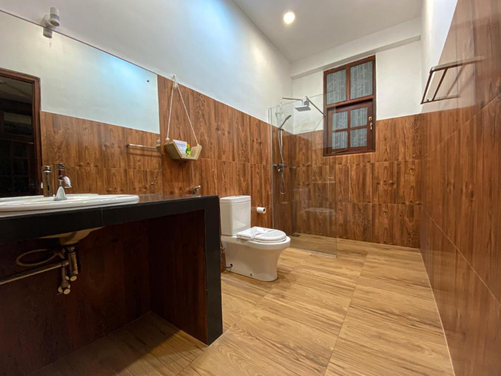 Koupelna v ubytování Hotel Levon Ella