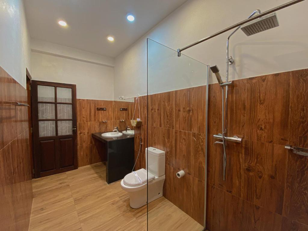Koupelna v ubytování Hotel Levon Ella