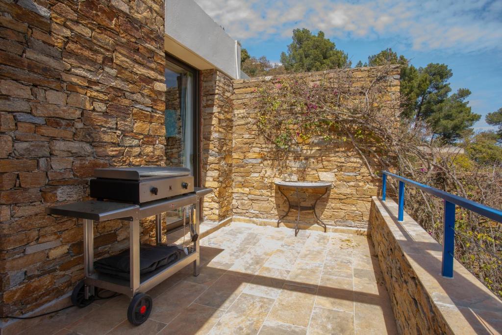 Balkón nebo terasa v ubytování Maison Gaou Bénat Piscine Vue mer