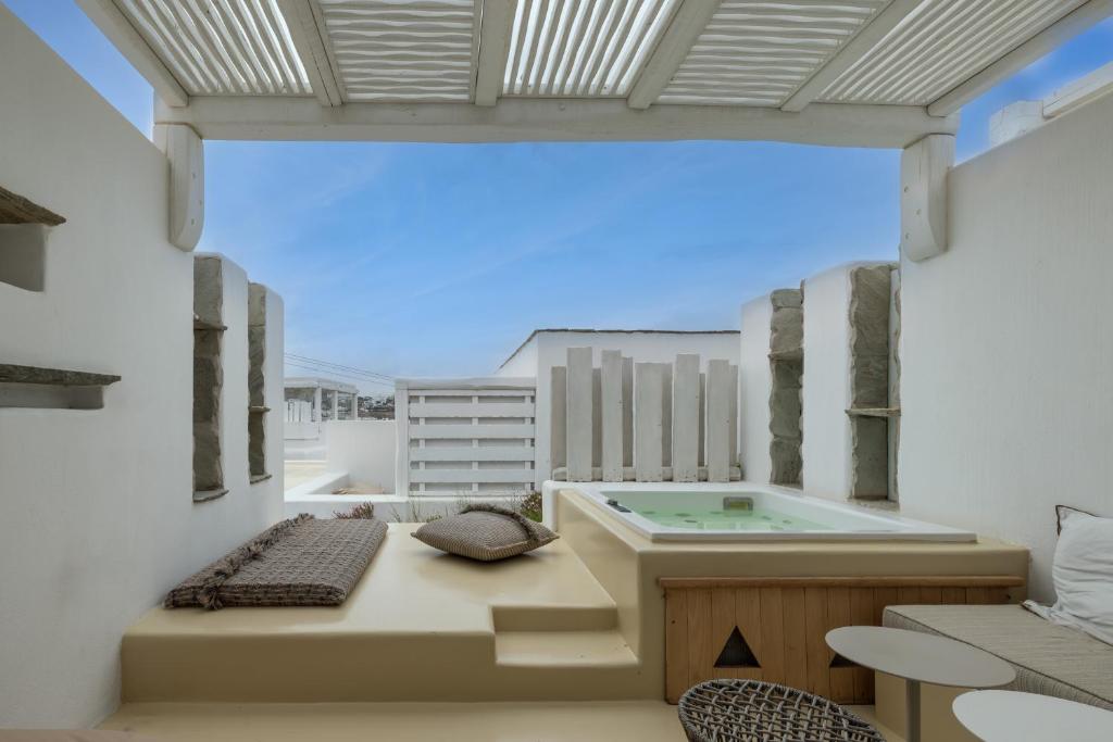 Balkón nebo terasa v ubytování Kove Mykonos - A Myconian Collection Hotel