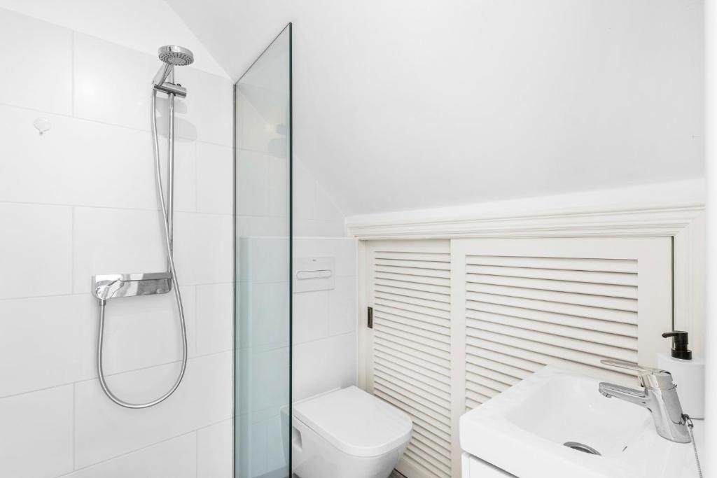 Koupelna v ubytování MEDANO4YOU The First Line Sea View Penthouse