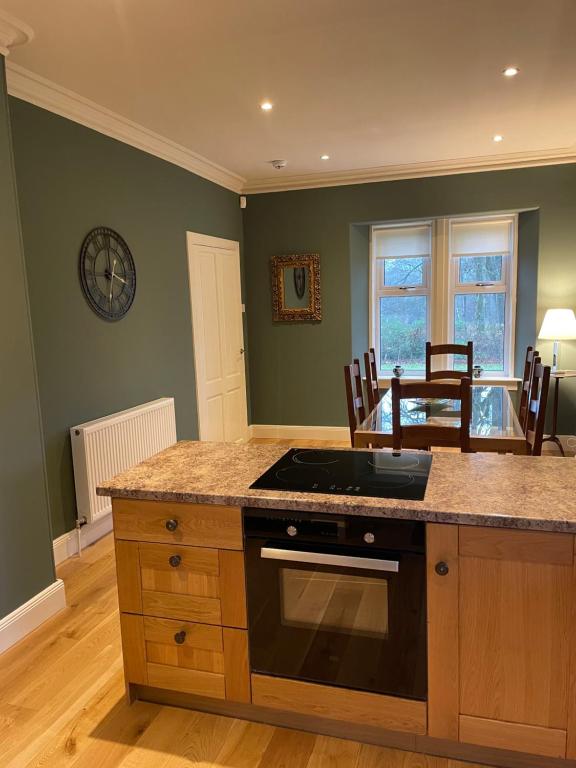 Kuchyň nebo kuchyňský kout v ubytování Luxury Garden Cottage