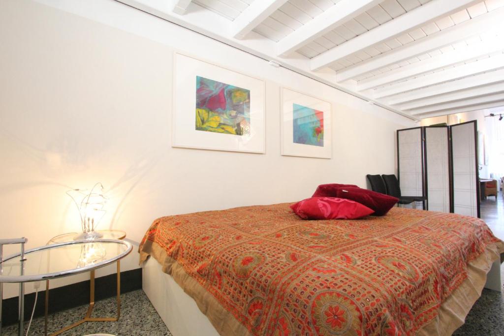 Posteľ alebo postele v izbe v ubytovaní Giudecca Luxury Gallery