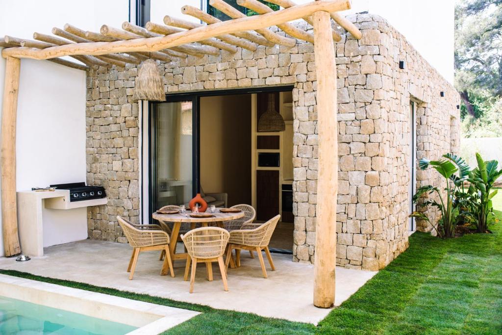Basen w obiekcie Villas Alemagou lub w pobliżu