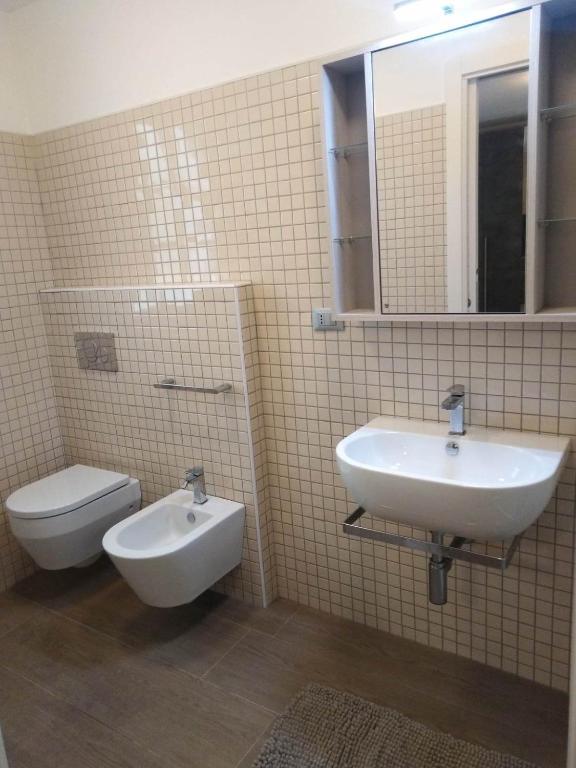 Koupelna v ubytování AFFITTACAMERE PIAZZA UNITA'