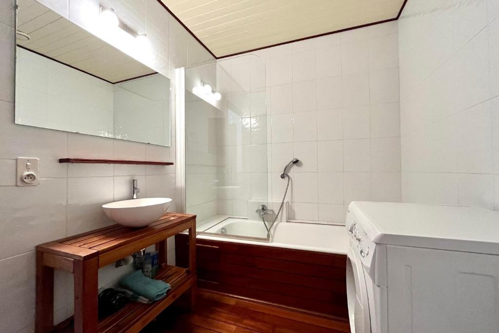 Kúpeľňa v ubytovaní Nice and bright apartment in Combloux