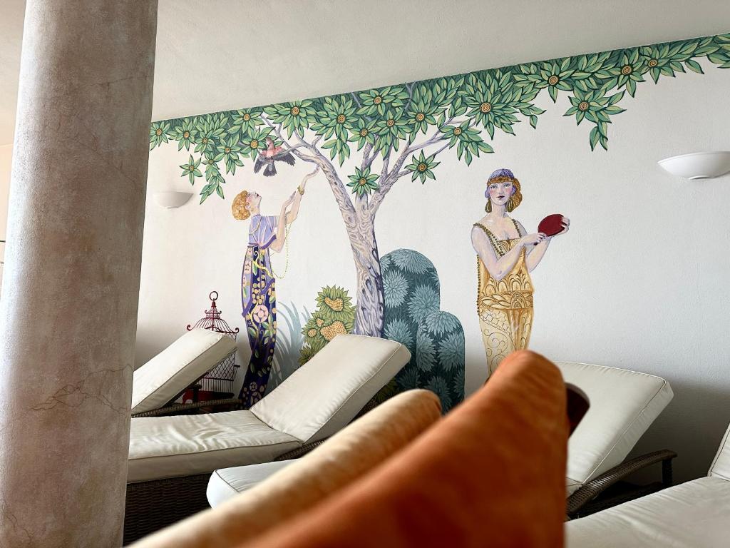 Posezení v ubytování Hotel Enzian - Adults Only