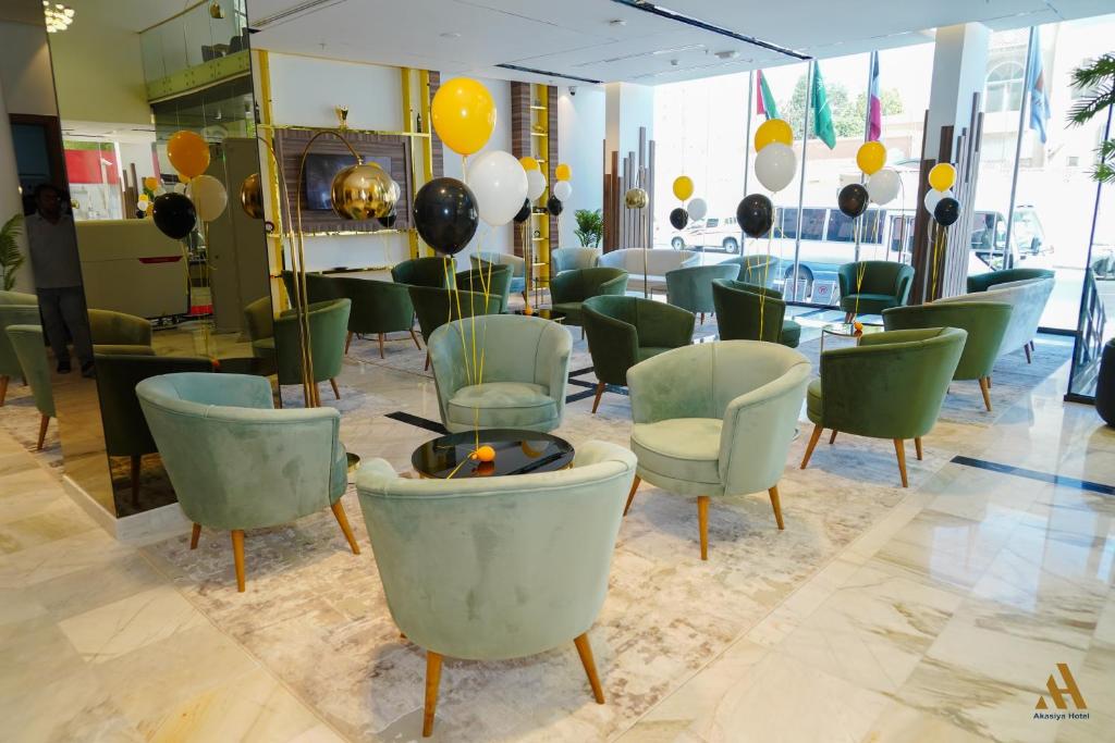 Posezení v ubytování AKASIYA HOTEL