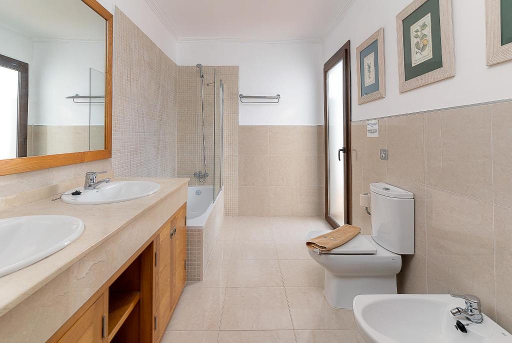 Koupelna v ubytování Villa Alegria