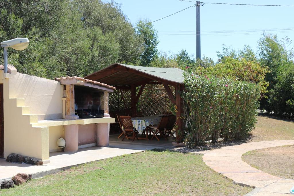 A garden outside Carlo Apartments