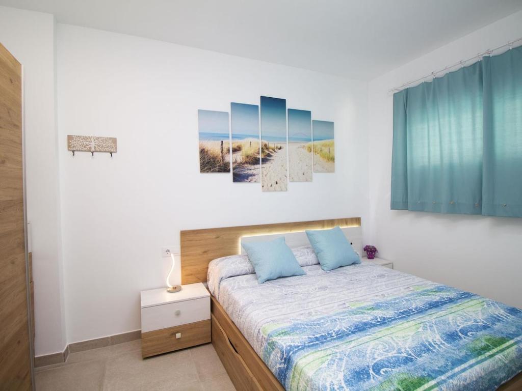 Posteľ alebo postele v izbe v ubytovaní Lightbooking Mirador I Tarifa