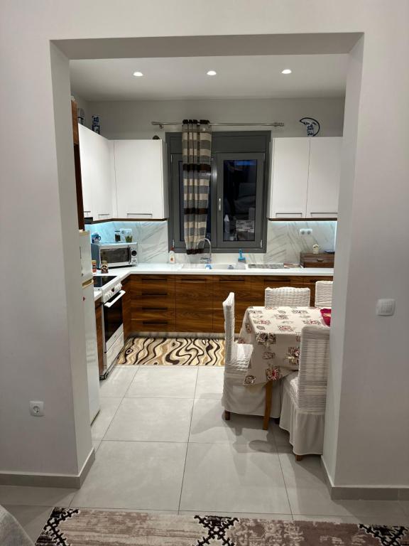 Kuchyň nebo kuchyňský kout v ubytování A&A Apartment