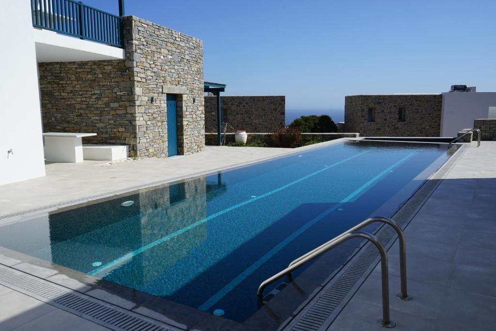 Bazén v ubytování Paros-Memories-Neubau-Villen, Sportpool nebo v jeho okolí