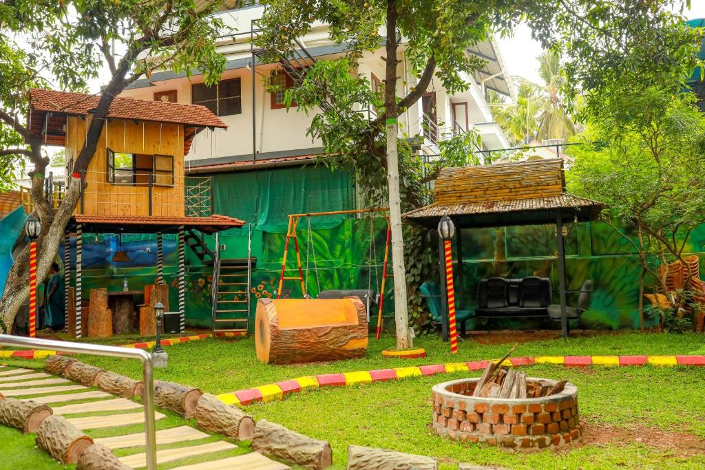 Zahrada ubytování Belljem Homes -your own private resort -3 BHK FF