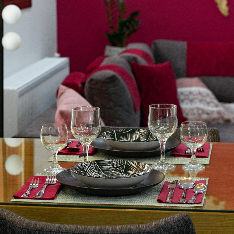 Nápoje v ubytování Eclectic 2BR apartment