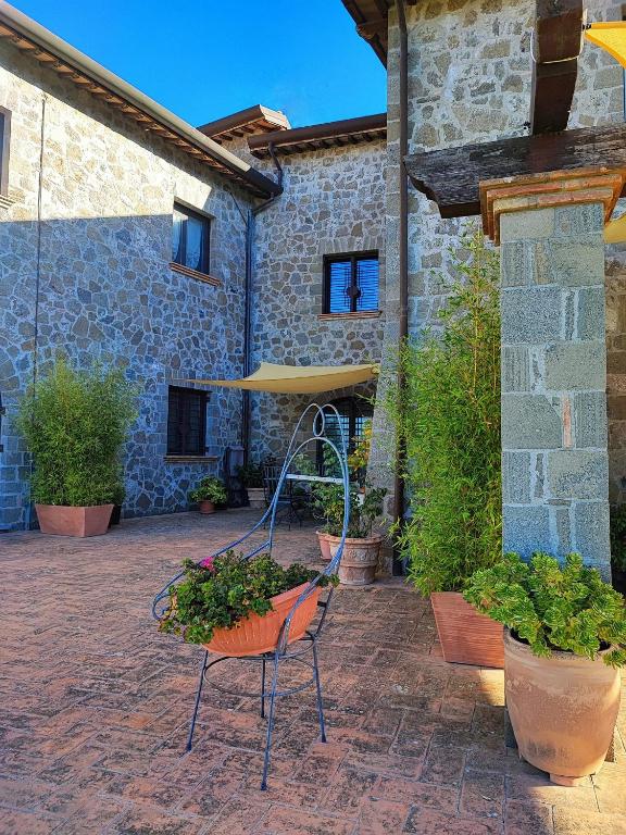 Ogród w obiekcie Agriturismo Le Casette Sul Lago