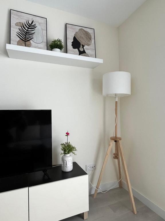 Telewizja i/lub zestaw kina domowego w obiekcie Piso Palacios
