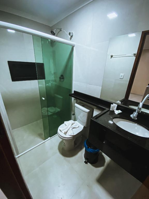 Koupelna v ubytování FLAT BADEJO