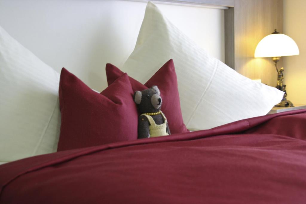 Postel nebo postele na pokoji v ubytování Hotel Linner