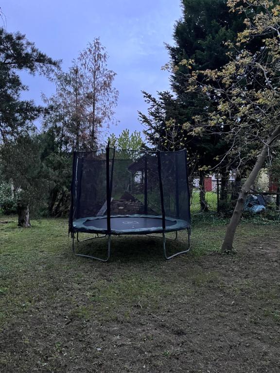 Vonkajšia záhrada v ubytovaní Hélium Apartman