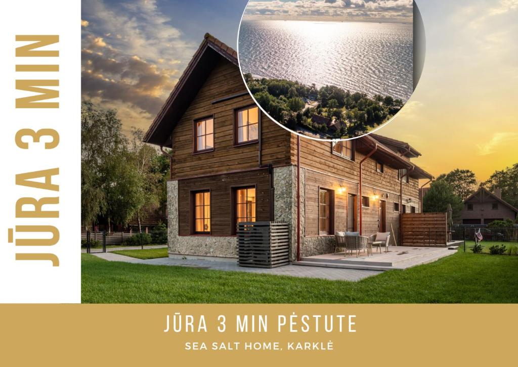 a magazine cover for jumeirah min pressure sea salt home mortgage at SEA SALT home - Karkle - by Hello Sea homes in Karklė